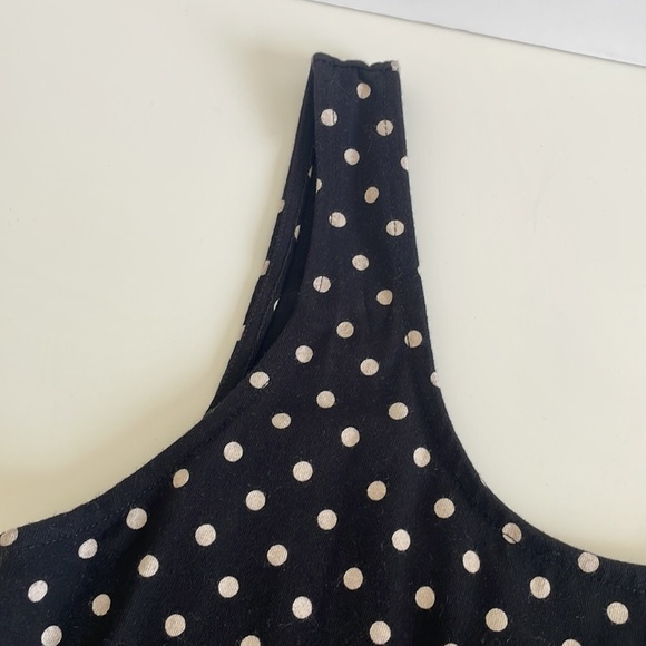 Forever 21 Black and White Polka Dot Mini Dress - Picture 4 of 8